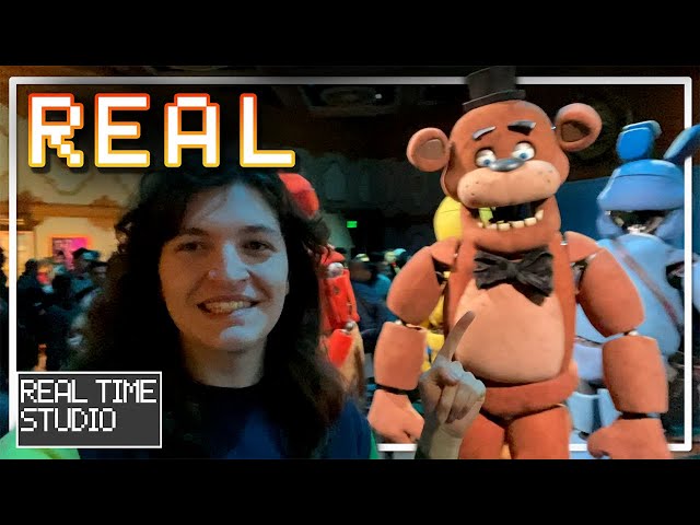 Real Time meets the Five Nights at Freddy's ANIMATRONICS! 